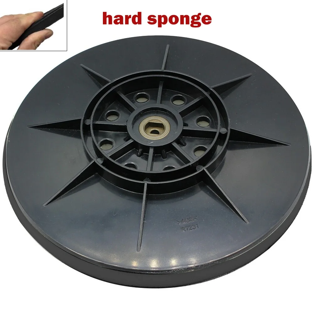 

Полировальный диск, шлифовальная Подложка для стен, АБС-пластик, черный шлифовальный диск 14 мм, 9 дюймов, 10 отверстий, 215 мм, высокое качество