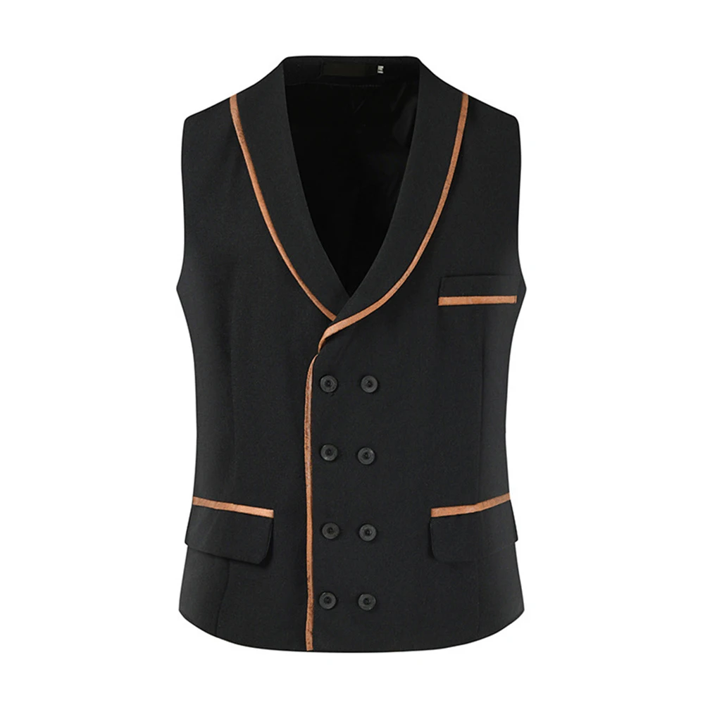 Модный мужской костюм Smart Casual, жилет, двубортный приталенный воротник с лацканами, декоративный узор
Модный мужской костюм Smart Casual, жилет, двубортный приталенный воротник с лацканами, декоративный узор