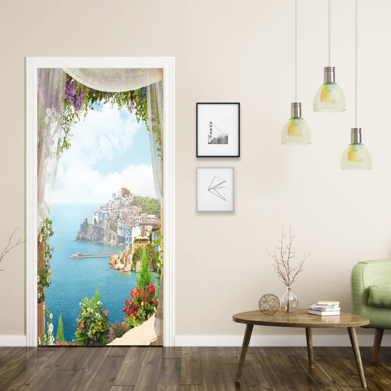 Landscape Series Decorative Stickers 3D Simulation Door Stickers Realistic Wall Stickers Living Room Renovation PVC Wallpaper
Landscape Series Decorative Stickers 3D Simulation Door Stickers Realistic Wall Stickers Living Room Renovation PVC Wallpaper