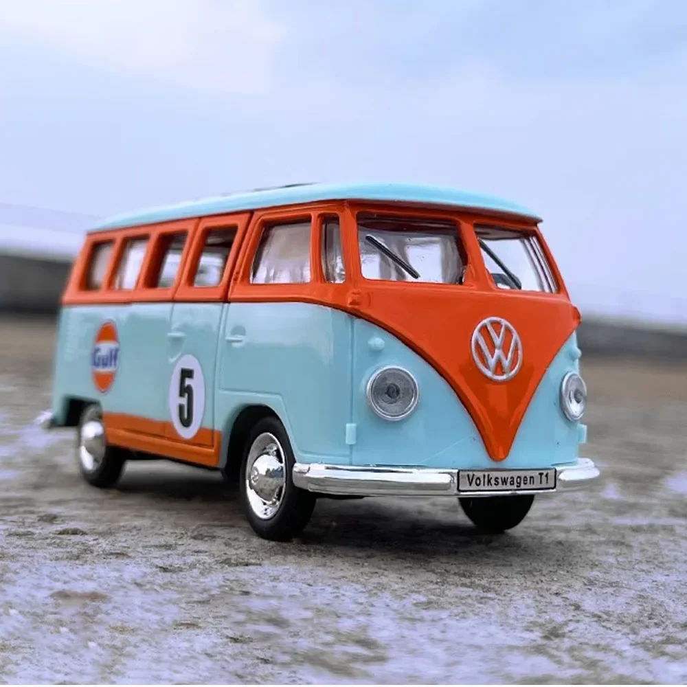 

1:38 Volkswagen T1 Bus - Bay Joint Die-Cast Alloy Car Model Classic Collection Display Ornaments Gifts for Adults and Children