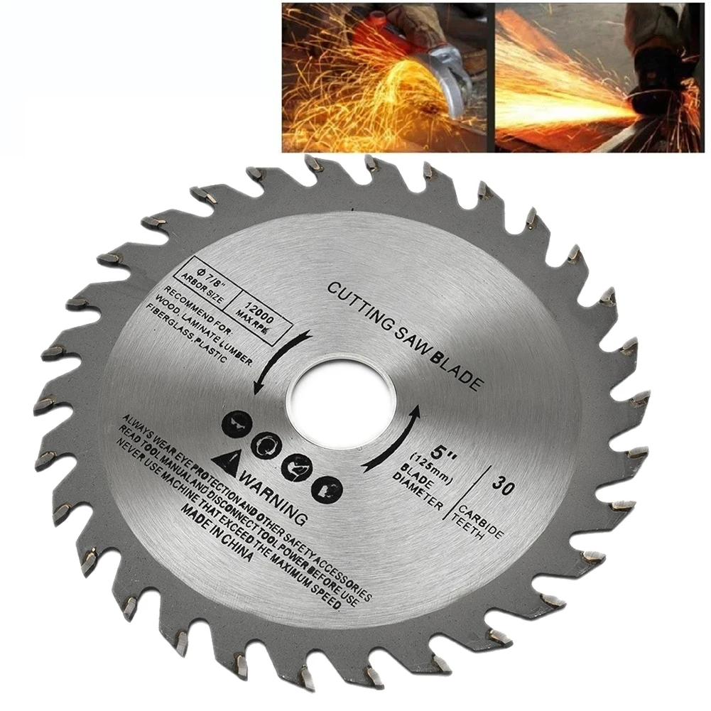 5Inch Carbide Saw Blade Table 30T Cutting Disc For Wood Carbide Tipped Angle Grinder Woodworking Table Solid Wood Plywood Cutter
5Inch Carbide Saw Blade Table 30T Cutting Disc For Wood Carbide Tipped Angle Grinder Woodworking Table Solid Wood Plywood Cutter