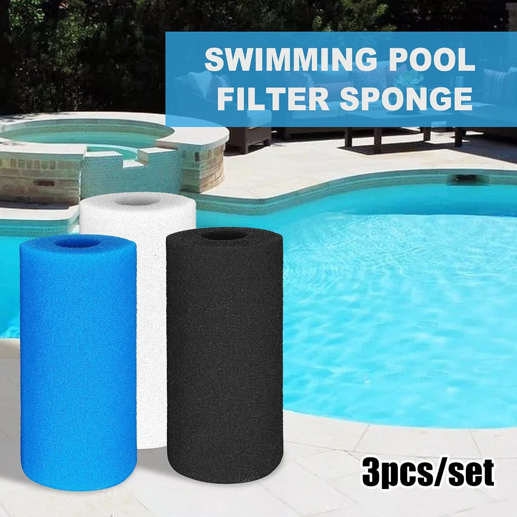 3pcs Filter Sponges Foam Sponge Filters Reusable Swimming Pool Tank Filter Cartridge Washable For Intex Type-A Cylindrical Spong
3pcs Filter Sponges Foam Sponge Filters Reusable Swimming Pool Tank Filter Cartridge Washable For Intex Type-A Cylindrical Spong
