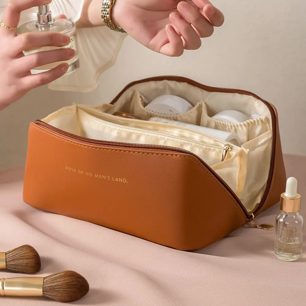 Large-Capacity Travel Cosmetic Bag Portable Leather Makeup Pouch Women Waterproof Bathroom Washbag Multifunction Toiletry Kit
Large-Capacity Travel Cosmetic Bag Portable Leather Makeup Pouch Women Waterproof Bathroom Washbag Multifunction Toiletry Kit