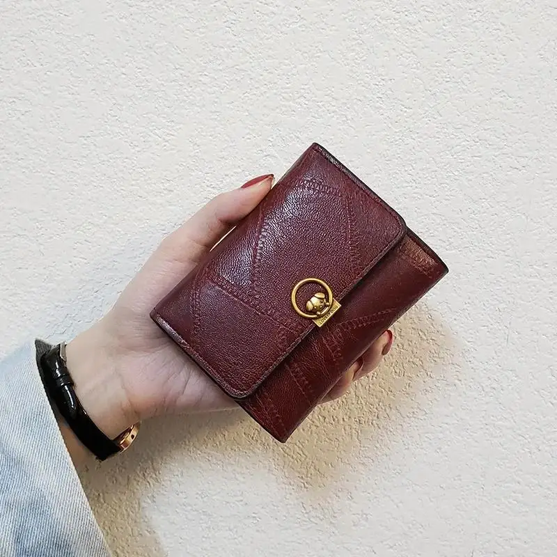 New Leather Women Wallet Hasp Small and Slim Coin Pocket Purse Women Wallets Cards Holders Luxury Brand Wallets Designer Purse
New Leather Women Wallet Hasp Small and Slim Coin Pocket Purse Women Wallets Cards Holders Luxury Brand Wallets Designer Purse