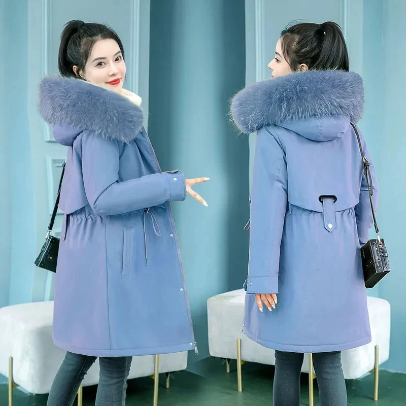 Oversized 6XL Female Parka 2023 Winter New Loose Wool Liner Jacket Women's Thick Hooded Coat Ladies Warm Padded Long Snow Parkas
Oversized 6XL Female Parka 2023 Winter New Loose Wool Liner Jacket Women's Thick Hooded Coat Ladies Warm Padded Long Snow Parkas