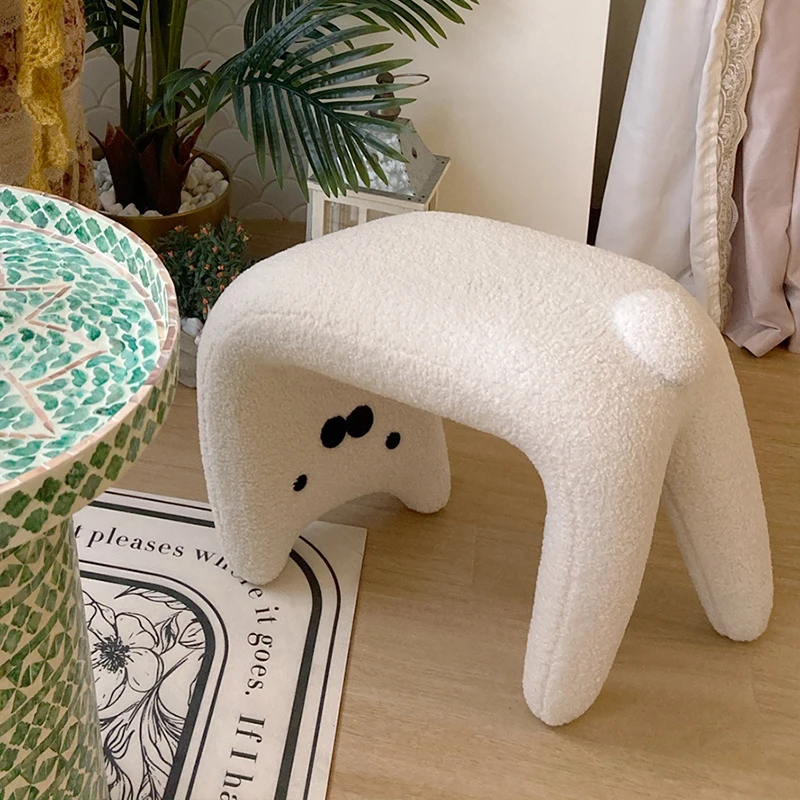 Cute Kitten Stool Porch Cloakroom Dressing Chair Entry Door Light Luxury Lamb cashmere Shaped stool Entry Home Change Shoe Stool
Cute Kitten Stool Porch Cloakroom Dressing Chair Entry Door Light Luxury Lamb cashmere Shaped stool Entry Home Change Shoe Stool