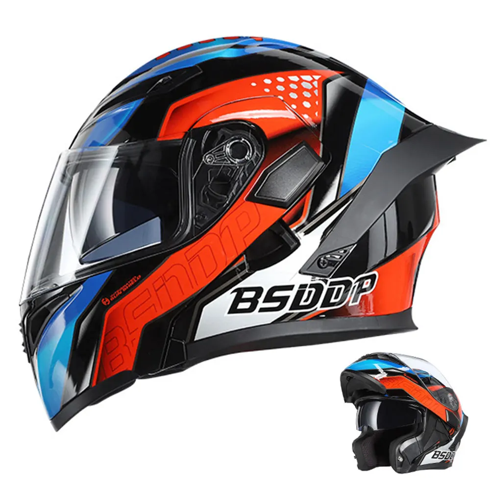 BSDDP Motorcycle Helmet Flip Up Capacete De Moto Masculino Doublel Lens Motorbike Motocross Helmets Casco Moto For Men Women
BSDDP Motorcycle Helmet Flip Up Capacete De Moto Masculino Doublel Lens Motorbike Motocross Helmets Casco Moto For Men Women