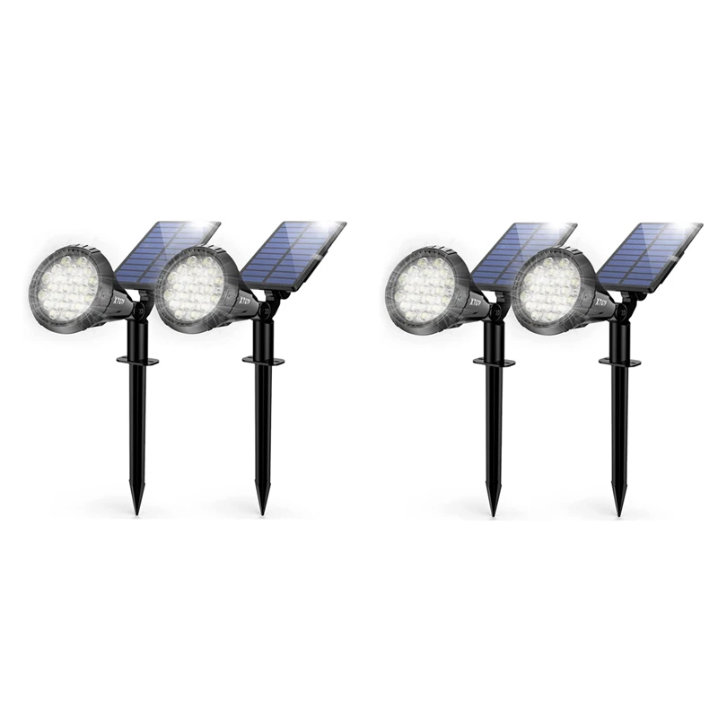 

Уличные точечные светильники на солнечной батарее, Автоматическое включение/выключение, IP67, водонепроницаемые солнечные светильники для двора, ландшафта