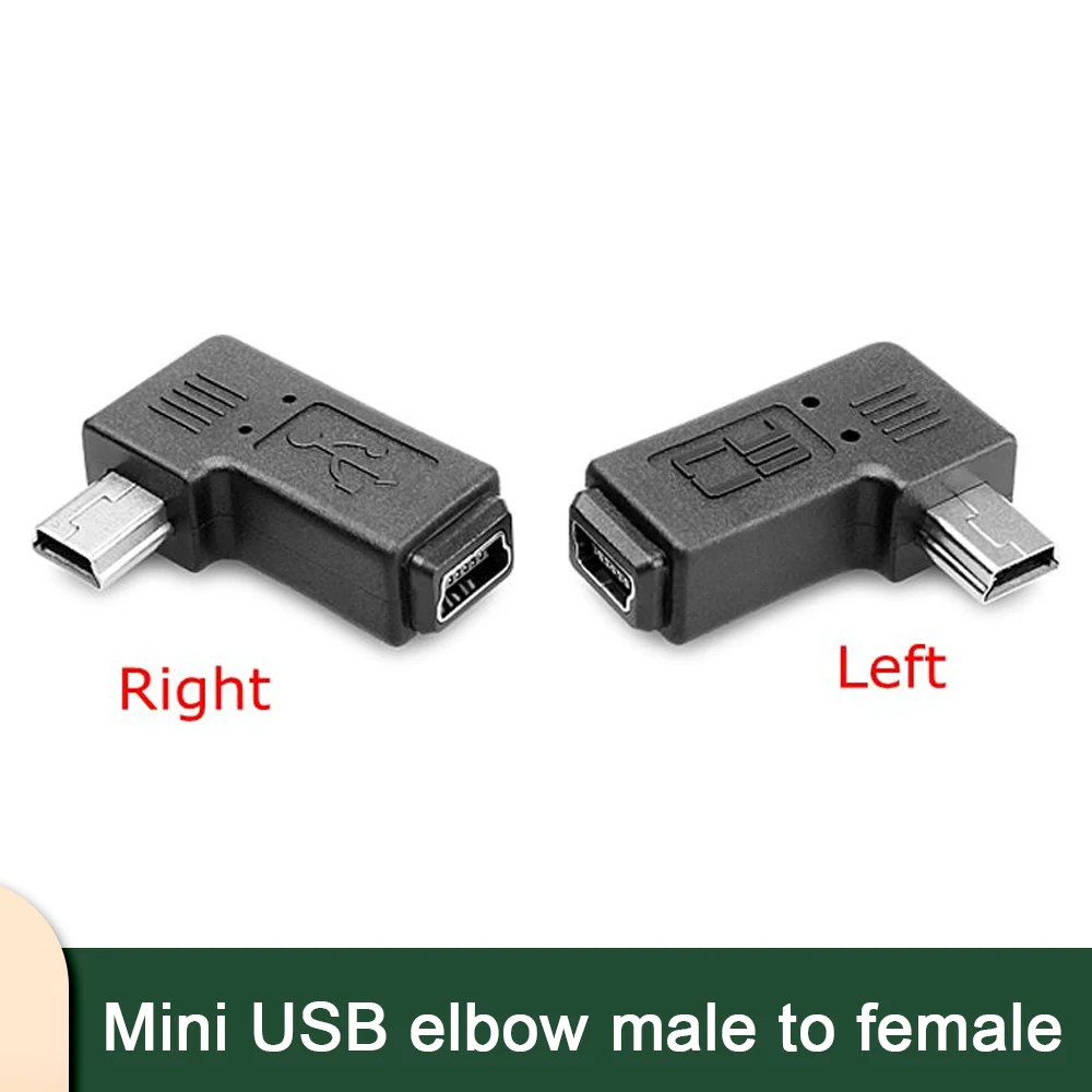 Переходник Mini USB «штекер-гнездо» на 90 градусов с левым и правым углом Mini USB 5-контактный Расширенный адаптер
Переходник Mini USB «штекер-гнездо» на 90 градусов с левым и правым углом Mini USB 5-контактный Расширенный адаптер