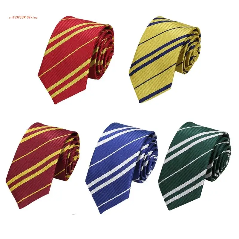 

Fashion Neckties for Taking Photo Women Men Casual Striped Necktie British Neckwear School Uniform Accessories