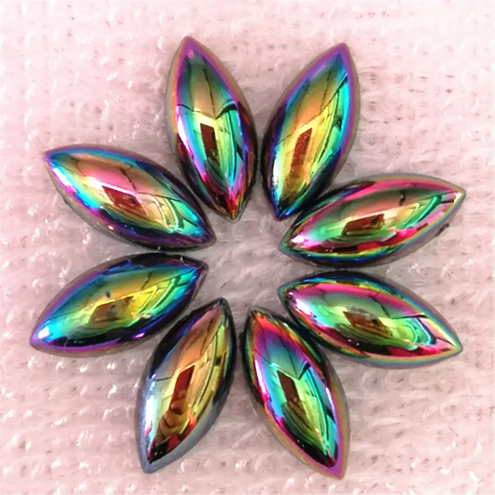 120pcs 7 * 15mmAB Flatback Rhinestone and Crystal Acrylic Stone Rhinestone DIY Clothes Crafts
120pcs 7 * 15mmAB Flatback Rhinestone and Crystal Acrylic Stone Rhinestone DIY Clothes Crafts