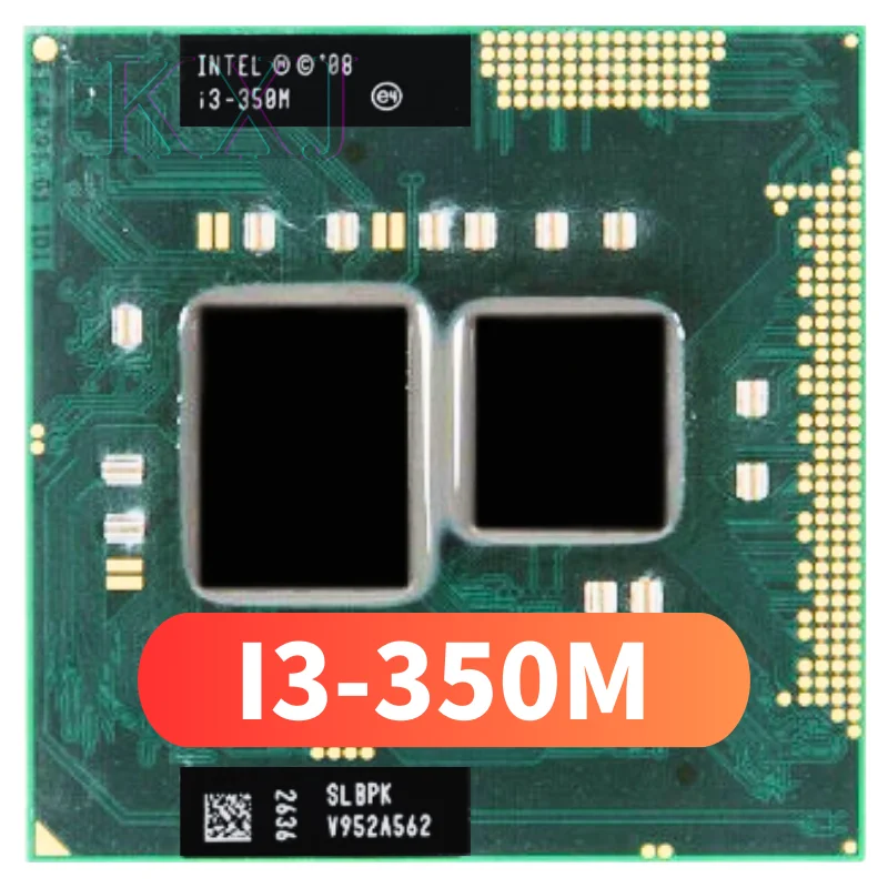 

Intel Core i3-350M i3 350M SLBU5 SLBPK 2.2 GHz Used Dual-Core Quad-Thread CPU Processor 3M 35W Socket G1 / rPGA988A