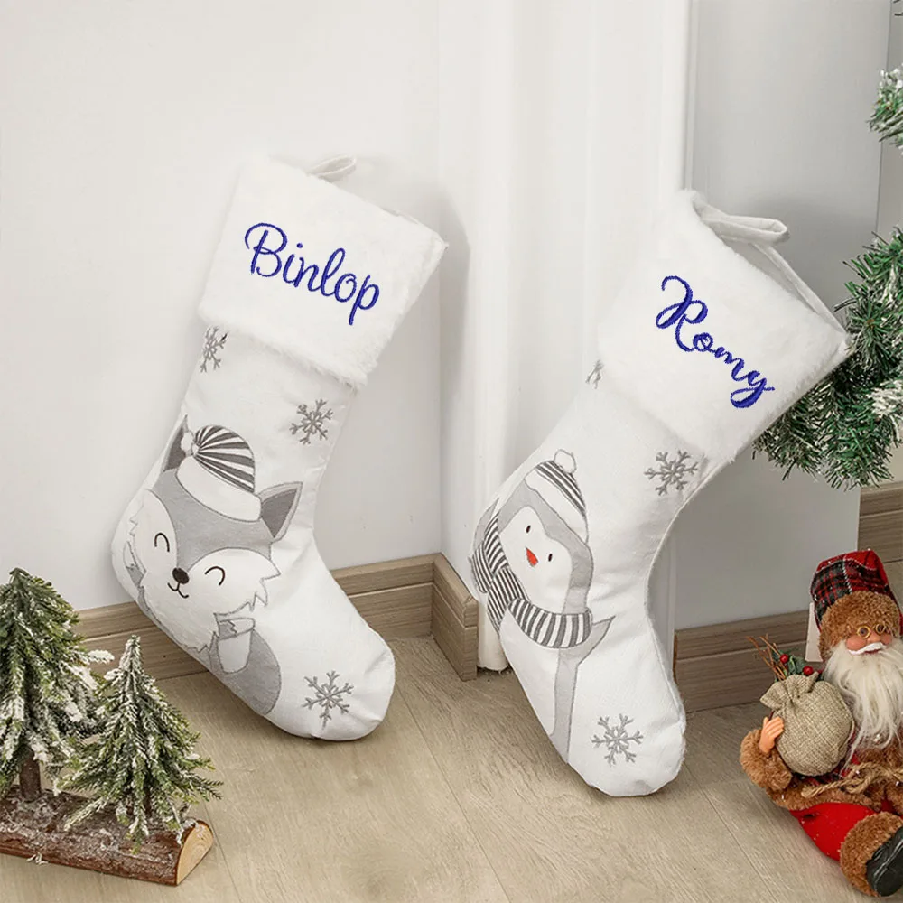 Custom Name Christmas Sock, Christmas Tree Decoration Stockings, Personalized Any Name, Children's New Year Gift, Candy Bags
Custom Name Christmas Sock, Christmas Tree Decoration Stockings, Personalized Any Name, Children's New Year Gift, Candy Bags