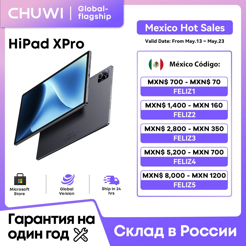 

CHUWI HiPad XPro Tablet Android 12 6GB 128GB Tablets 10.5 Inch FHD IPS Screen Unisoc T616 Qcta Core Pad 4G Network Tablet PC