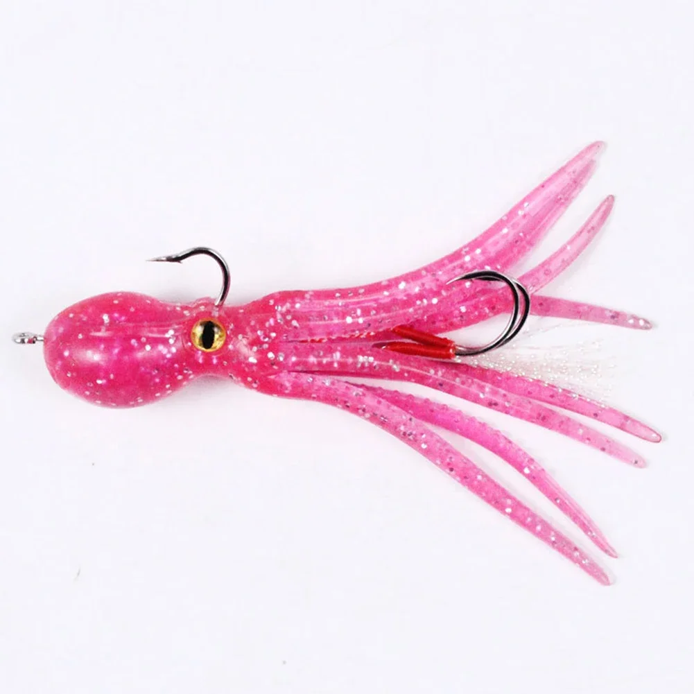 Bait Squid Fishing Lure Assist Hook 110mm Artificial Fishing Tackle Silicone Squid Lure Squid Skirts Brand New
Bait Squid Fishing Lure Assist Hook 110mm Artificial Fishing Tackle Silicone Squid Lure Squid Skirts Brand New
