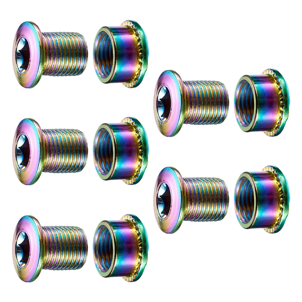 Bicycle Titanium Crankset Chainring Bolts Nuts 4.9mm Road Bike 5pairs Single Chainring Road Bike Bolts Fasteners Accessories
Bicycle Titanium Crankset Chainring Bolts Nuts 4.9mm Road Bike 5pairs Single Chainring Road Bike Bolts Fasteners Accessories