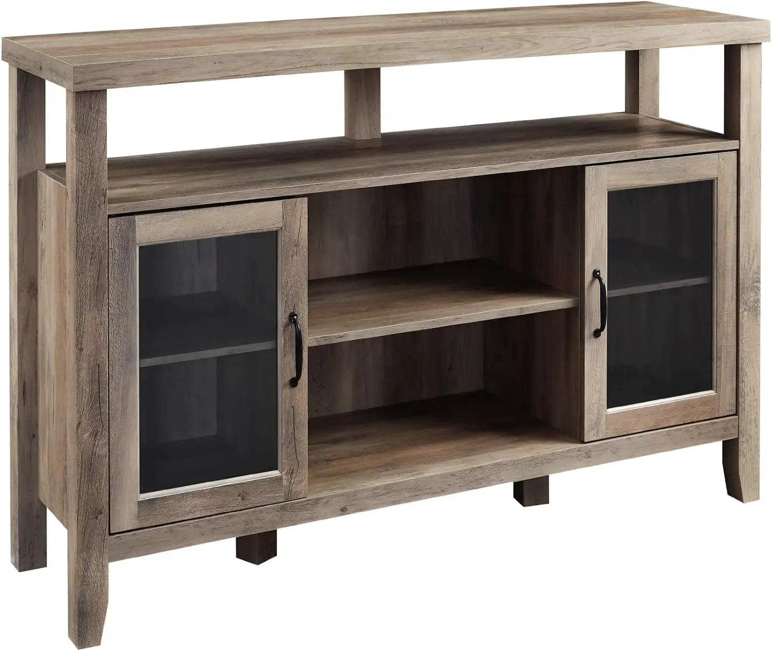 Walker Edison Tall Wood Universal TV Stand with Open Storage For TV's up to 58" Flat Screen Living Room Stora
Walker Edison Tall Wood Universal TV Stand with Open Storage For TV's up to 58" Flat Screen Living Room Stora