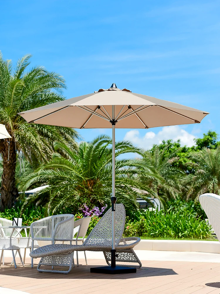 

Outdoor sunshade umbrella sun umbrella balcony umbrella garden courtyard beach tables and chairs with umbrella terrace shop midd