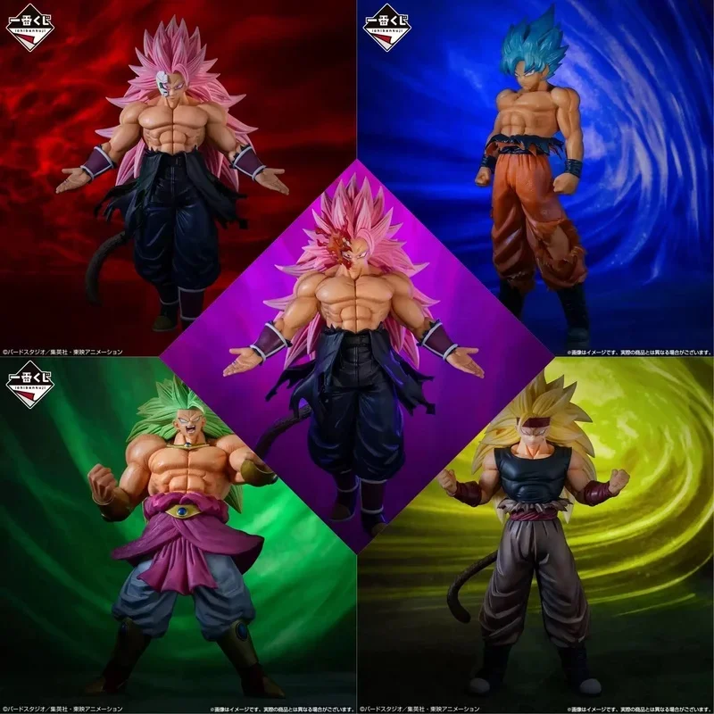 

Bandai Dragon Ball Ichiban Mission 5 Super 3 Pink Super Blue Son Goku Super 3 Broly Super 3 Bardock Anime Adult Kids Gifts Toys