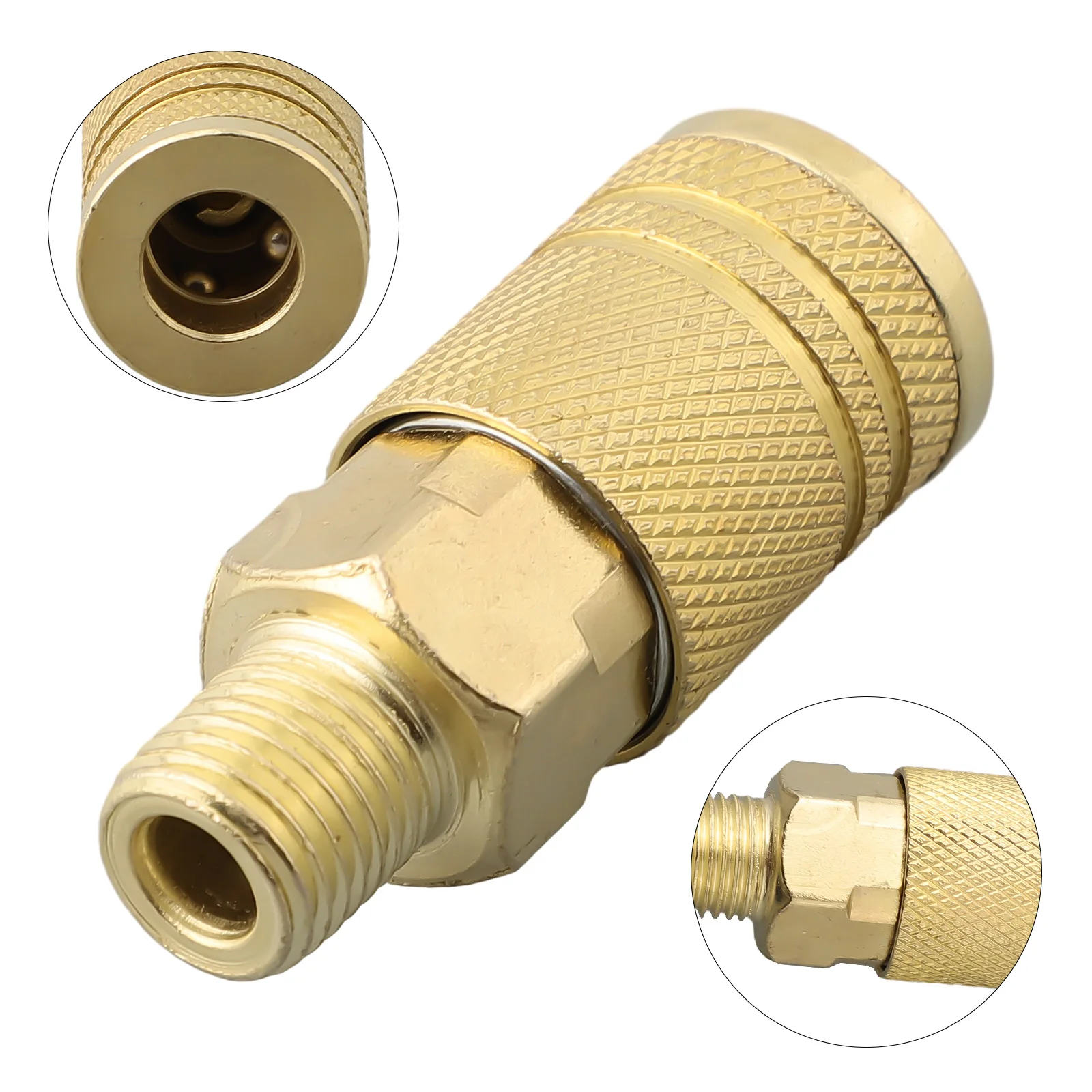 User Friendly 1/4NPT Male Thread Pneumatic Fitting US Standard Quick Coupling Connector for Air For Compressor
User Friendly 1/4NPT Male Thread Pneumatic Fitting US Standard Quick Coupling Connector for Air For Compressor