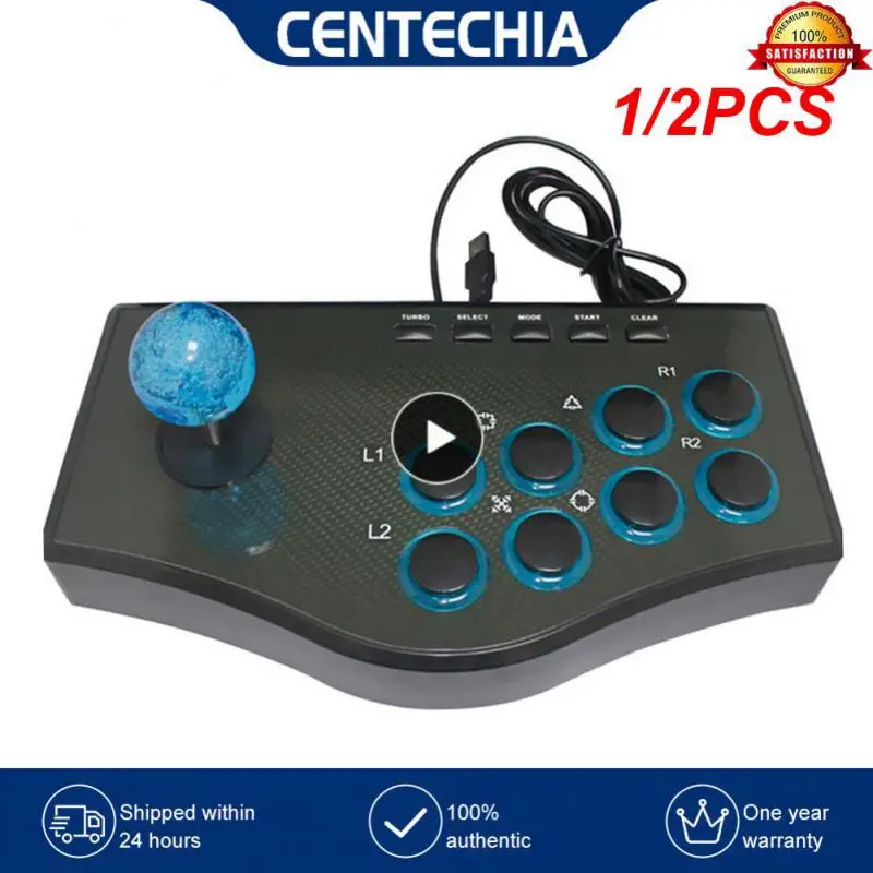 

1/2PCS Arcade Fight Stick Street Fighting Joystick Gamepad controller for PS3 / PC / Android, USB PC Street Fighter Arcade Game