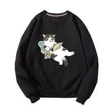 Mofu Sand Cat kawaii cat cute 2D Print O-Neck Sweatshirt Harajuku Round Collar 14 
Mofu Sand Cat kawaii cat cute 2D Print O-Neck Sweatshirt Harajuku Round Collar 14