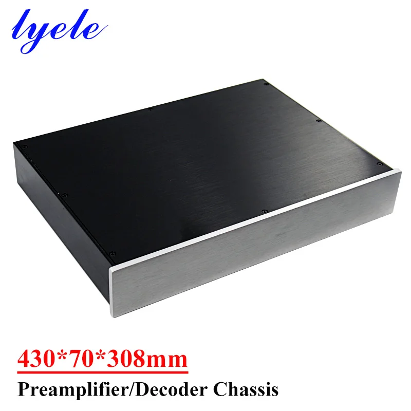 430*70*308mm All-aluminum Power Amplifier Chassis Preamplifier DAC Decoding Chassis Diy Audio Amplifier Case Shell
430*70*308mm All-aluminum Power Amplifier Chassis Preamplifier DAC Decoding Chassis Diy Audio Amplifier Case Shell