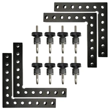 Fashion90 Degree Positioning Squares Right Angle Clamps 5.5Inch Woodworking Corner Clamping Tool For Picture Frame Box Drawer
Fashion90 Degree Positioning Squares Right Angle Clamps 5.5Inch Woodworking Corner Clamping Tool For Picture Frame Box Drawer