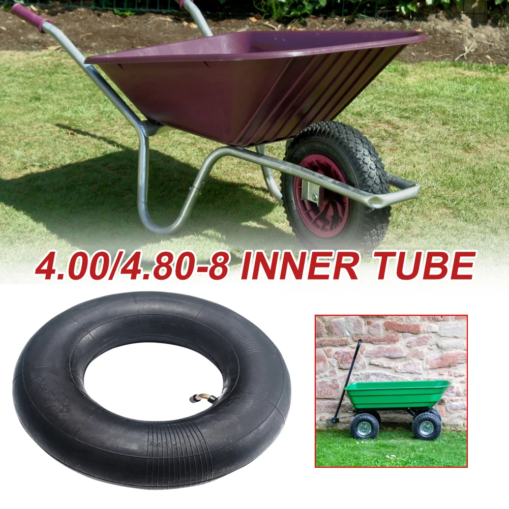 1 PC 4.80/4.0-8 Inner Tube Rubber Tire suit for Scooter Carousel Trolley Tr87 Mowers Hand Trucks Wheelbarrows Carts Accessories
1 PC 4.80/4.0-8 Inner Tube Rubber Tire suit for Scooter Carousel Trolley Tr87 Mowers Hand Trucks Wheelbarrows Carts Accessories