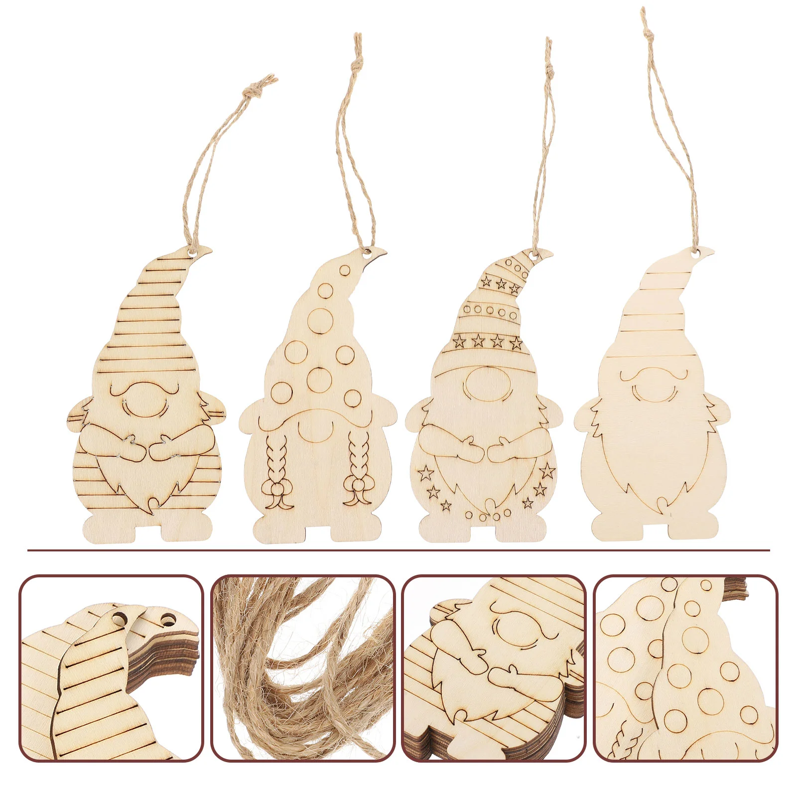 Wooden Christmas Gnome Wood Ornaments Unfinished Hanging Pendant Cutouts Slices Tree Elf Shapes Crafts Gnomes Decoration
Wooden Christmas Gnome Wood Ornaments Unfinished Hanging Pendant Cutouts Slices Tree Elf Shapes Crafts Gnomes Decoration