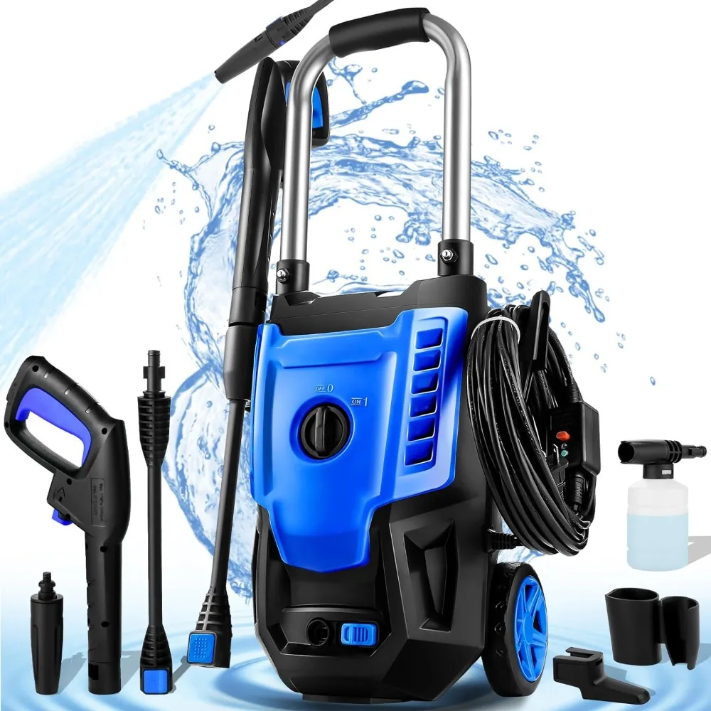 4000PSI Electric Power Washer 4.0 GPM High Power Machine Professional Washer Cleaner All-in-one Adjustable Nozzle Soap Bottle
4000PSI Electric Power Washer 4.0 GPM High Power Machine Professional Washer Cleaner All-in-one Adjustable Nozzle Soap Bottle
