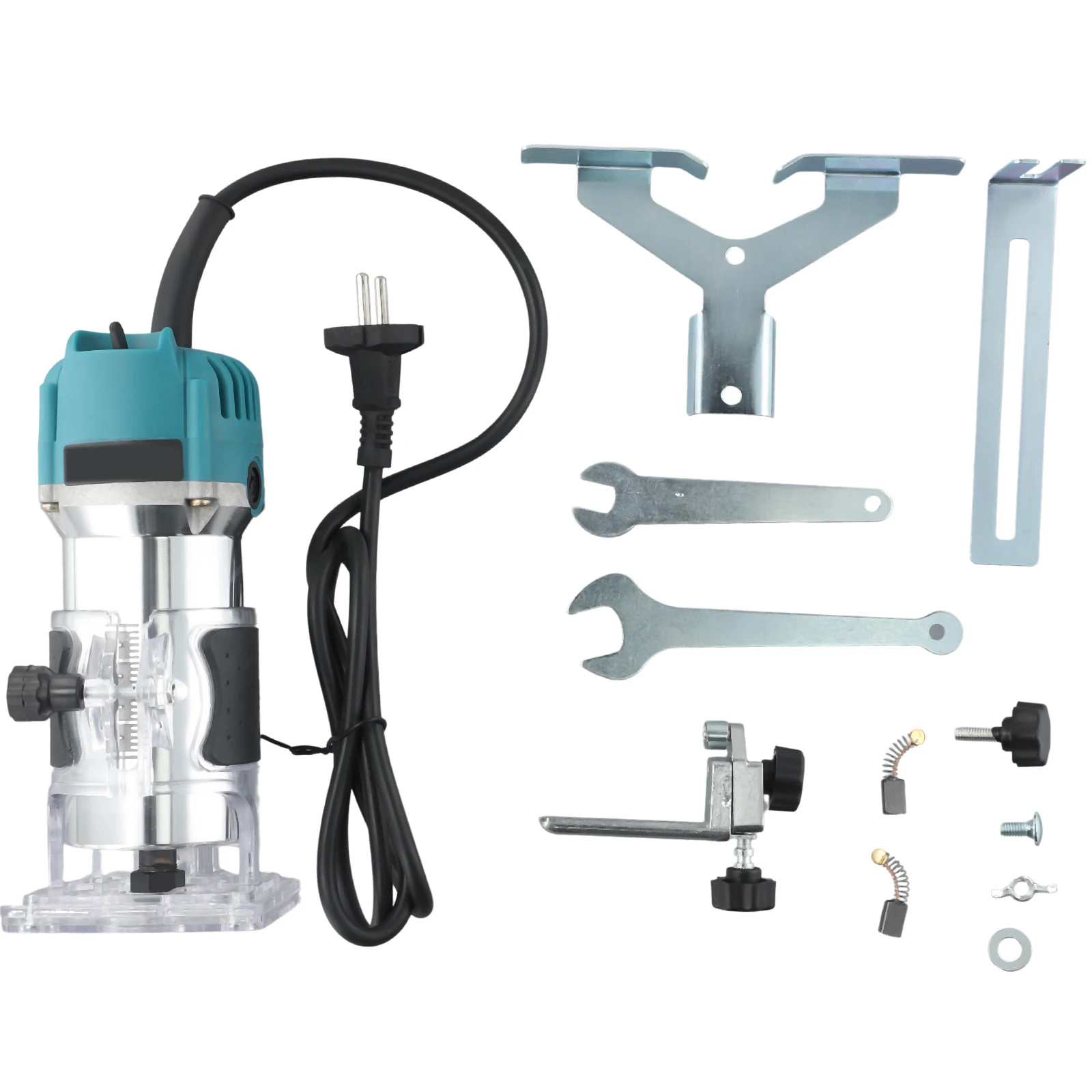 Premium 800W Wood Router Trimmer Electric Woodworking Milling Machine Adjustable Base Height Easy Carbon Brush Replacement
Premium 800W Wood Router Trimmer Electric Woodworking Milling Machine Adjustable Base Height Easy Carbon Brush Replacement