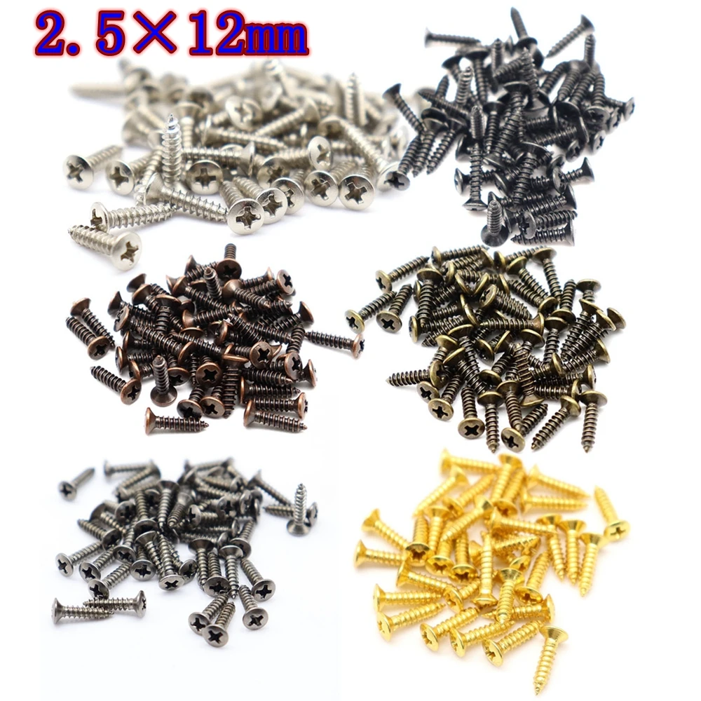 30/50/100 Pcs Electric Guitar Bass Pickguard Backplates Jack Plate Mounting Screws for ST TL SG LP Guitar 2.5×12mm
30/50/100 Pcs Electric Guitar Bass Pickguard Backplates Jack Plate Mounting Screws for ST TL SG LP Guitar 2.5×12mm
