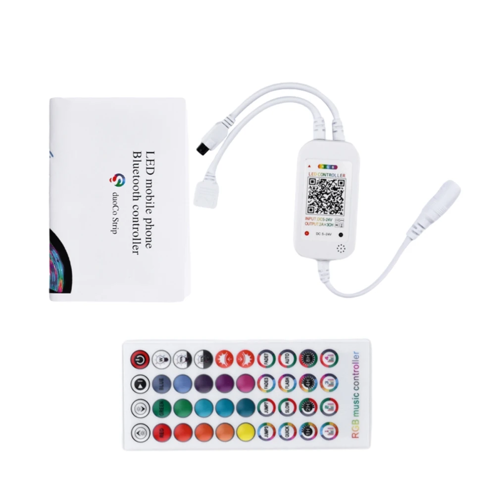 40 Keys LED Light Dimming Controller Single/Double Head Intelligent APP Voice Activated Bluetooth Music Dimming Controller
40 Keys LED Light Dimming Controller Single/Double Head Intelligent APP Voice Activated Bluetooth Music Dimming Controller