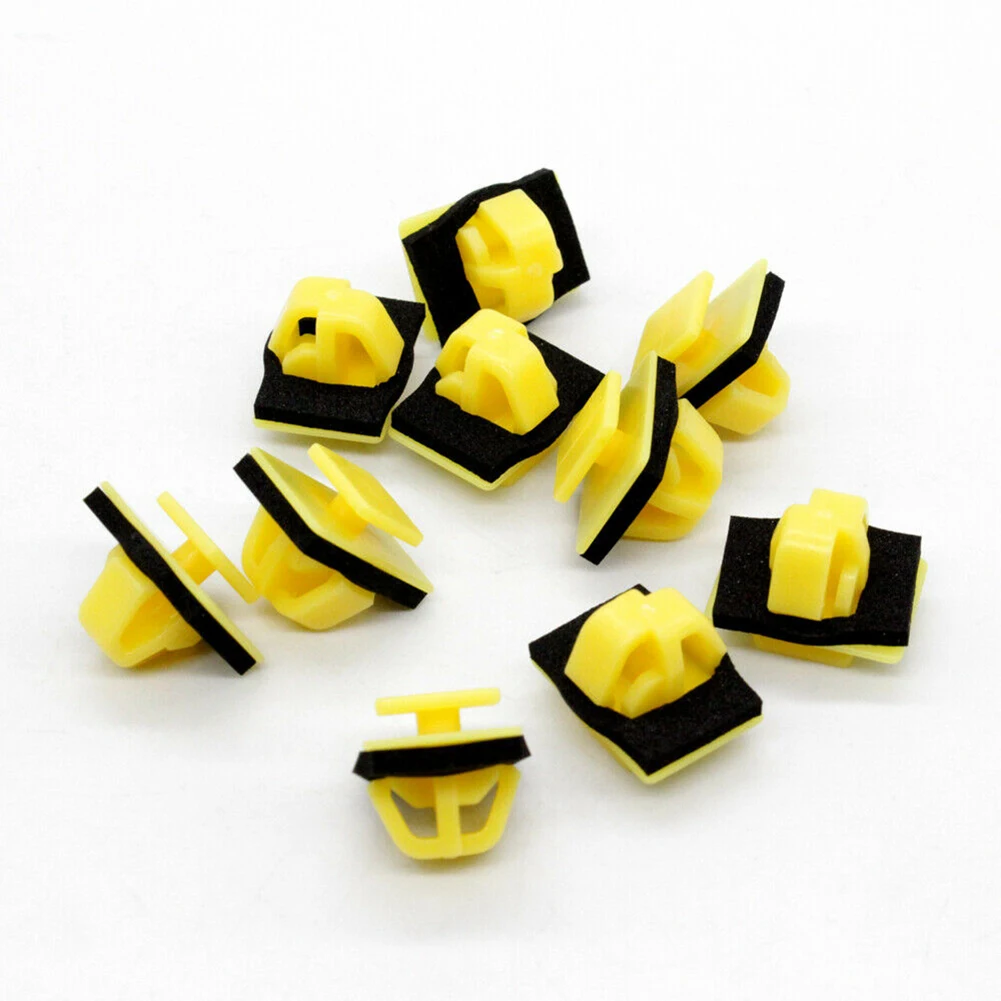 Replacement Clip Set Pack of 25 Yellow Exterior Sill & Body Side Moulding Retainers for Hyundai OE# 8775835000
Replacement Clip Set Pack of 25 Yellow Exterior Sill & Body Side Moulding Retainers for Hyundai OE# 8775835000