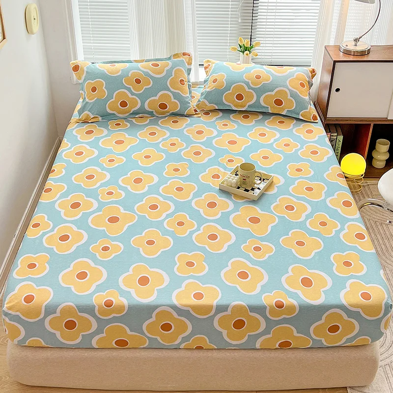 1pc Pure Cotton Soft Fitted Sheet Luxurious Double Queen King Size Bed Sheet with Elastic Bottom Sheet 100% Cotton for Adult Kid
1pc Pure Cotton Soft Fitted Sheet Luxurious Double Queen King Size Bed Sheet with Elastic Bottom Sheet 100% Cotton for Adult Kid