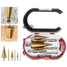 3-12mm 4-12mm 4-20mm HSS Straight Groove Step Drill Bit Set Titanium Coated Wood Metal Hole Cutter Core Drill Bit Set
3-12mm 4-12mm 4-20mm HSS Straight Groove Step Drill Bit Set Titanium Coated Wood Metal Hole Cutter Core Drill Bit Set