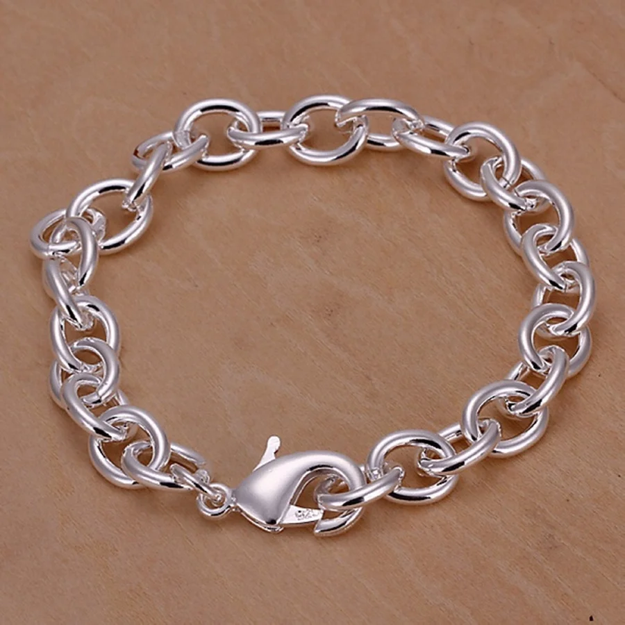 fashion hot sale Chain men women Silver color Jewelry High quality Bracelet factory price free shipping
fashion hot sale Chain men women Silver color Jewelry High quality Bracelet factory price free shipping