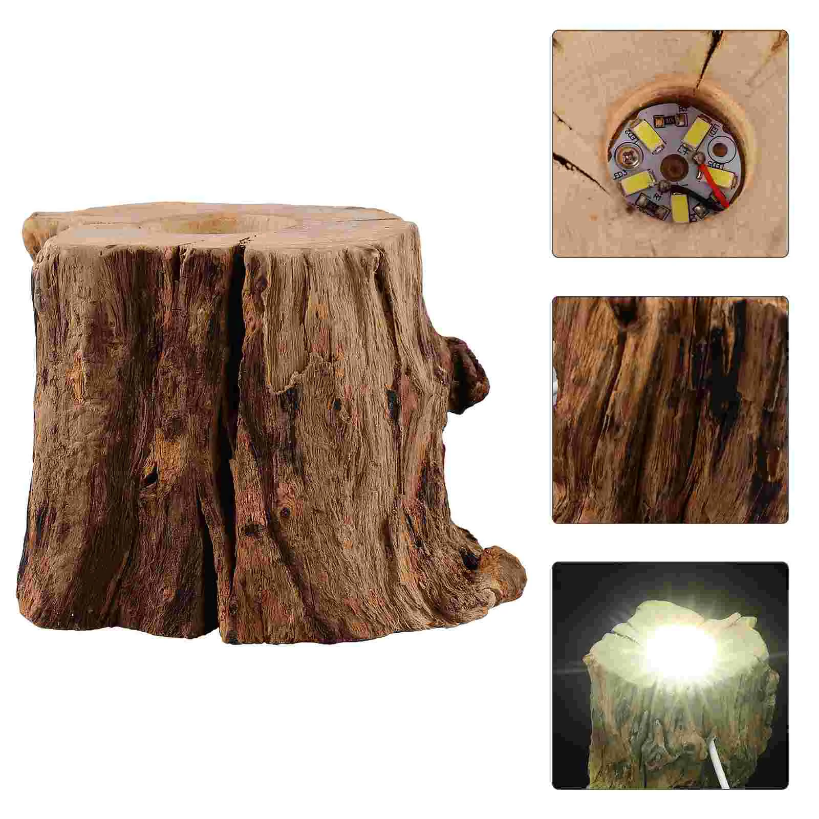 Wooden Crystal Ball Stand Stump Shaped Night Light Stand USB Charging LED Light Holder
Wooden Crystal Ball Stand Stump Shaped Night Light Stand USB Charging LED Light Holder