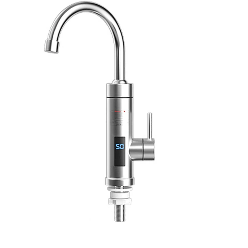 Kitchen Electric Faucet Temperature Display Electric Faucet Cold Water Heating Faucet 3000W EU Plug
Kitchen Electric Faucet Temperature Display Electric Faucet Cold Water Heating Faucet 3000W EU Plug