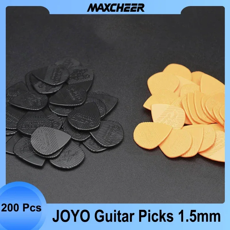 

Набор гитар JOYO 200 шт., «никогда не сдавайся мечты», толщина 1,5 мм, черный/оранжевый цвет