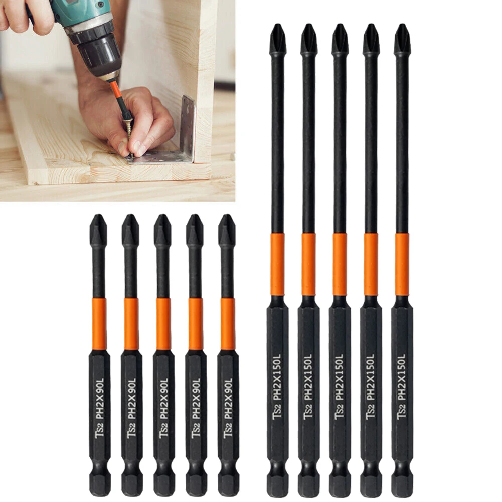 10pcs PH2 Impact Magneti Cross Screwdriver Bit 90/150mm For Electric Screwdrivers Hand Drills Impact Screwdrivers Power Tool
10pcs PH2 Impact Magneti Cross Screwdriver Bit 90/150mm For Electric Screwdrivers Hand Drills Impact Screwdrivers Power Tool