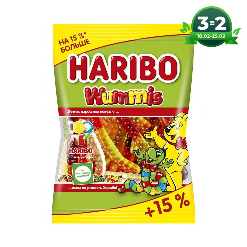 Жевательный мармелад Haribo Wummis 80 г | Продукты