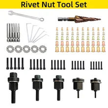 RTNUT Rivet Nut Gun Tool Riveting Manual Threaded Hand Riveter Inserts Metal License Plate Rivet or Threads for Cars Simple Easy
RTNUT Rivet Nut Gun Tool Riveting Manual Threaded Hand Riveter Inserts Metal License Plate Rivet or Threads for Cars Simple Easy