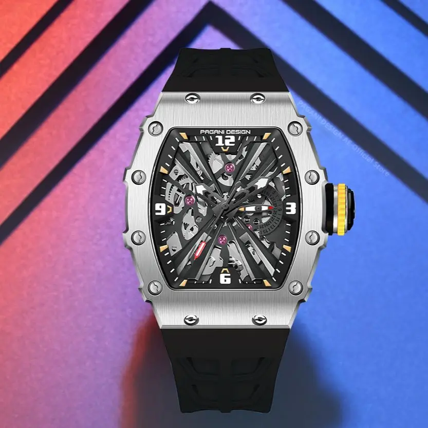 2023 New PAGANI DESIGN Men's Watches Luxury Quartz Watch For Men Skeleton Waterproof Wrist watch Japan VH65 Fluororubber strap
2023 New PAGANI DESIGN Men's Watches Luxury Quartz Watch For Men Skeleton Waterproof Wrist watch Japan VH65 Fluororubber strap