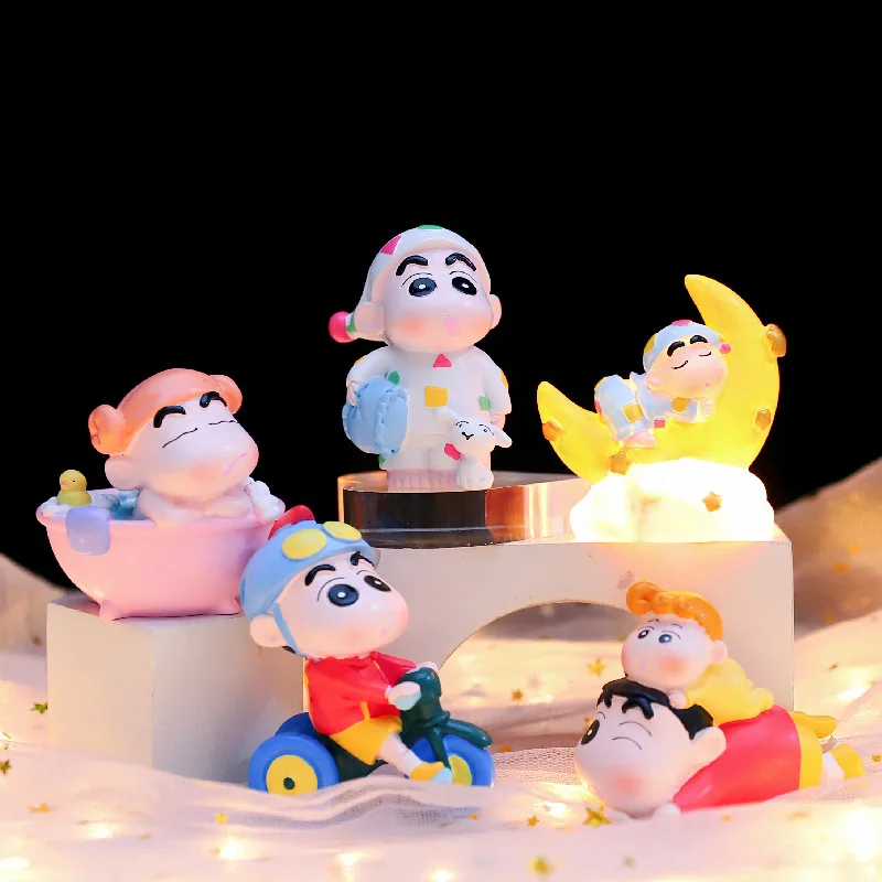5pcs New Childhood Memories Of The Cute Crayon Shin-Chan Resin Crafts Car Decorations Office Desktop Small Ornaments Nice Gifts
5pcs New Childhood Memories Of The Cute Crayon Shin-Chan Resin Crafts Car Decorations Office Desktop Small Ornaments Nice Gifts
