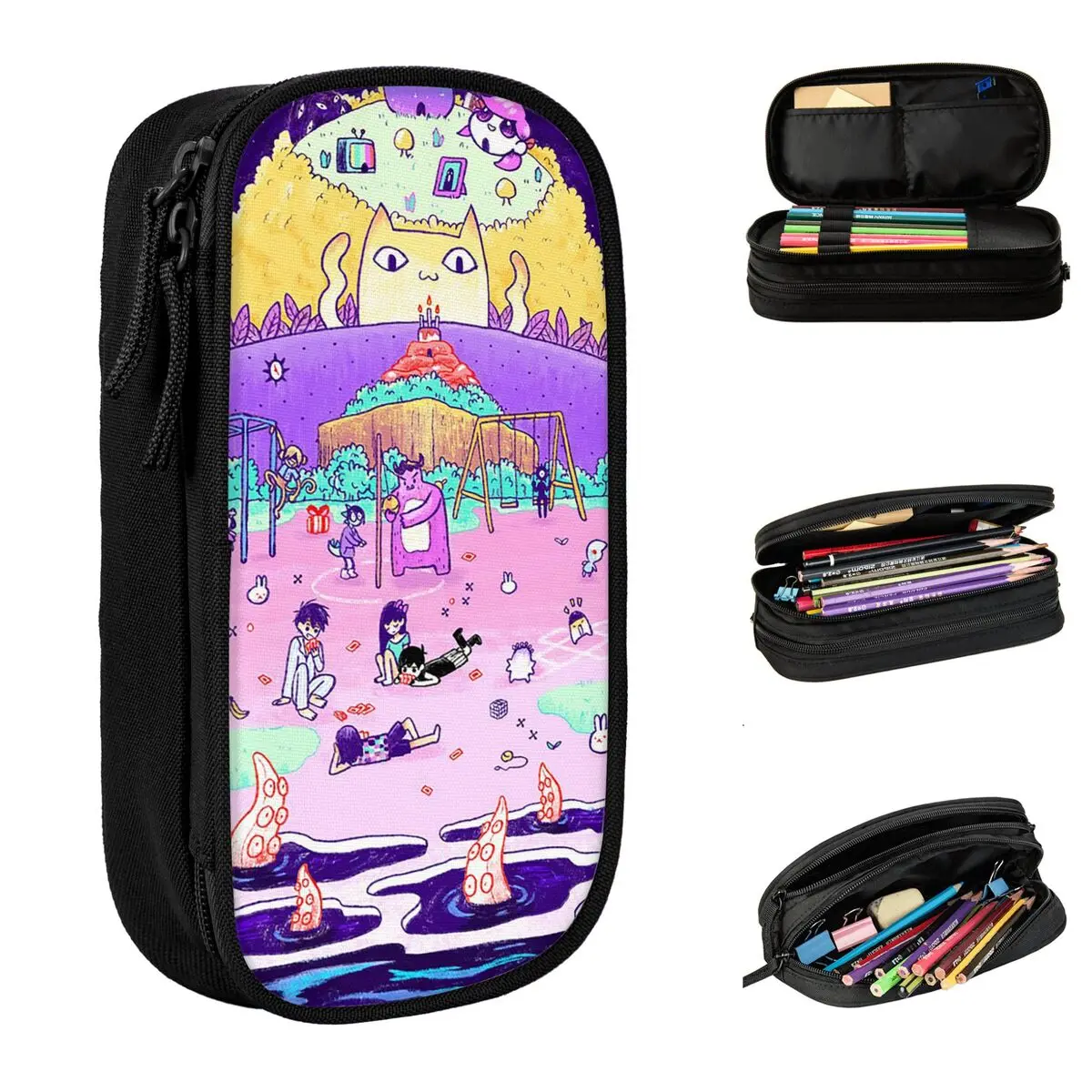 Creative Aubrey Omori Pencil Case Game Cartoon Friends Pencil Pouch Pen for Girls Boys Large Storage Bags Office Gift Stationery
Creative Aubrey Omori Pencil Case Game Cartoon Friends Pencil Pouch Pen for Girls Boys Large Storage Bags Office Gift Stationery