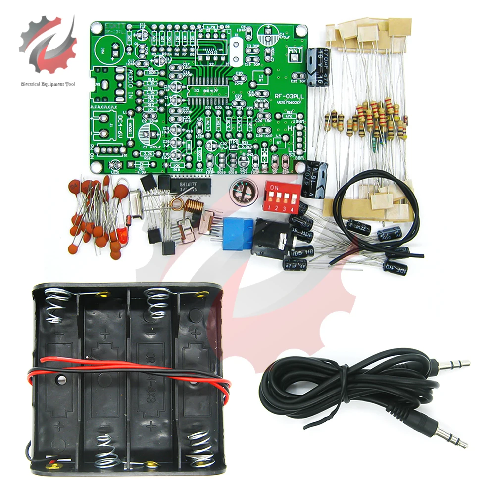 DC4-6V 87-108MHz14 Frequency Electronic Production Diy Kit FM Stereo Transmission Module Parts MP3 Repeater DIY Radio Station
DC4-6V 87-108MHz14 Frequency Electronic Production Diy Kit FM Stereo Transmission Module Parts MP3 Repeater DIY Radio Station