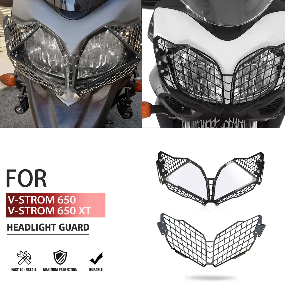 

For Suzuki V-Strom 650 XT VSTROM 650 VStrom650 2012 2013 2014 2015 2016 Motorcycle Accessories Headlight Guard Protection Cover
