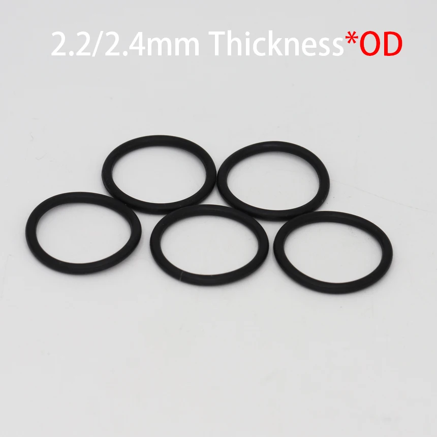 

21/22/24/25/27/28/30*2.2mm 6/7/8/9/10/11/12/13*2.4 OD*Thickness CS Black NBR Oring Rubber Round Washer o링 Oil Seal Gasket O Ring
